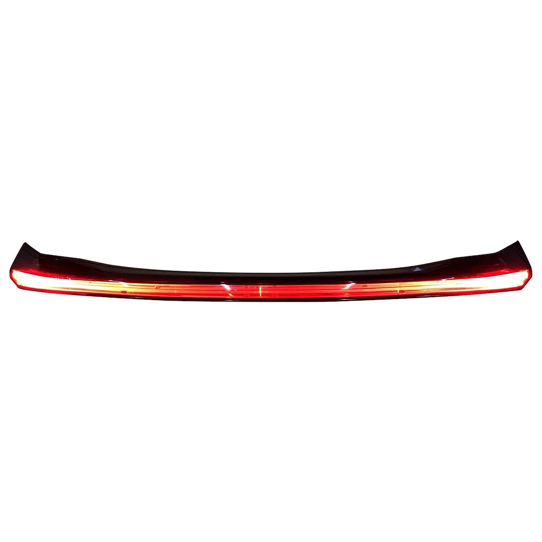 AMHMAC00810 – AMERICAN MOD Spoiler, Direct Fit With LED Lights ABS Plastic Housing Gloss Black Polycarbonate Lens